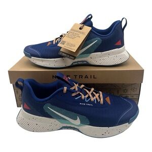 Nike Juniper Trail 3 Running Shoes Mens Sz 12 Deep Royal Blue Sneaker FQ0904-400